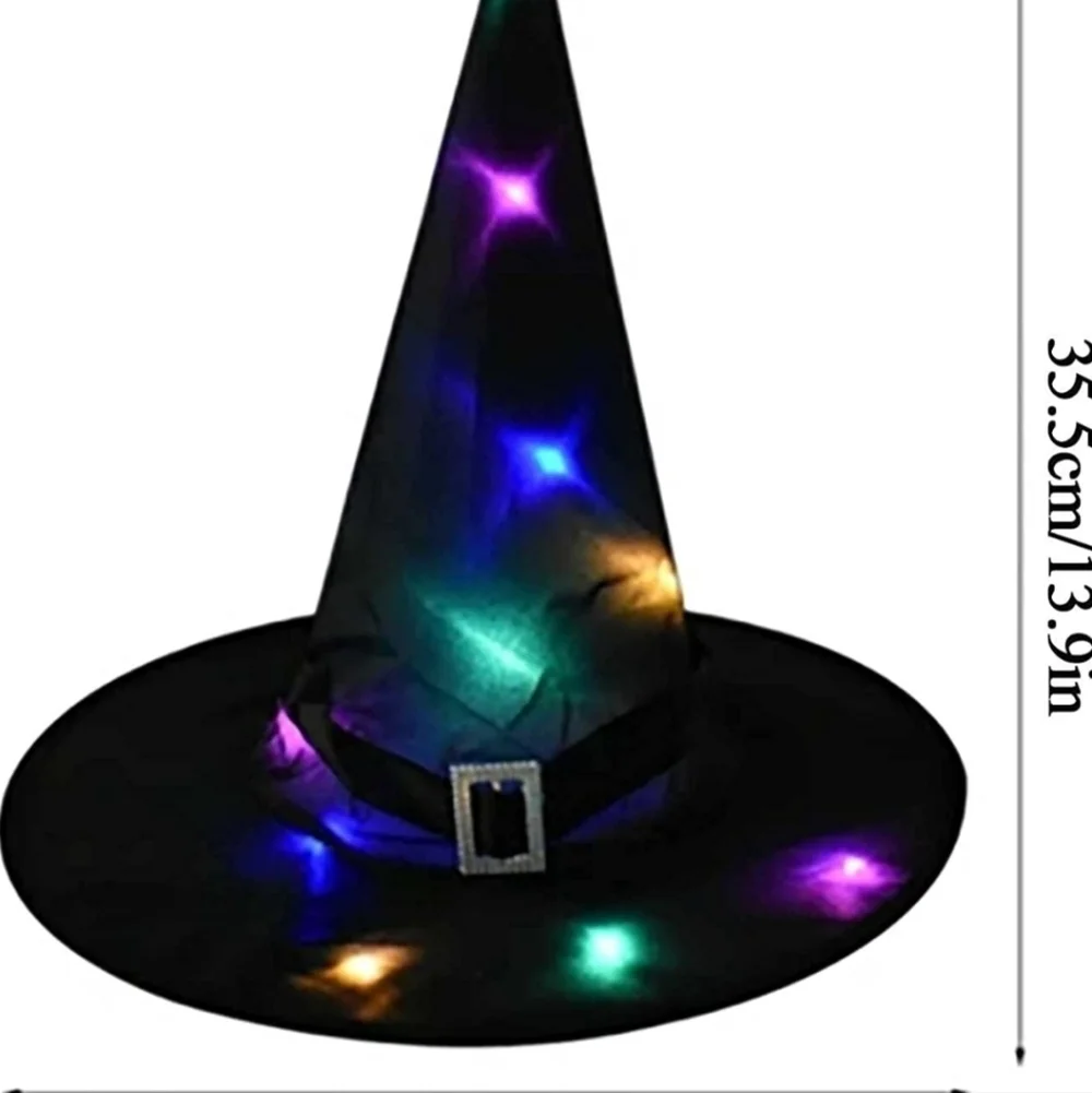 Witch hats with lights halloween